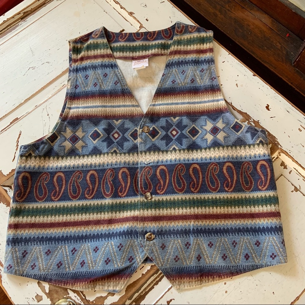 Vintage 1990’s Backroad Blues Western Style Vest